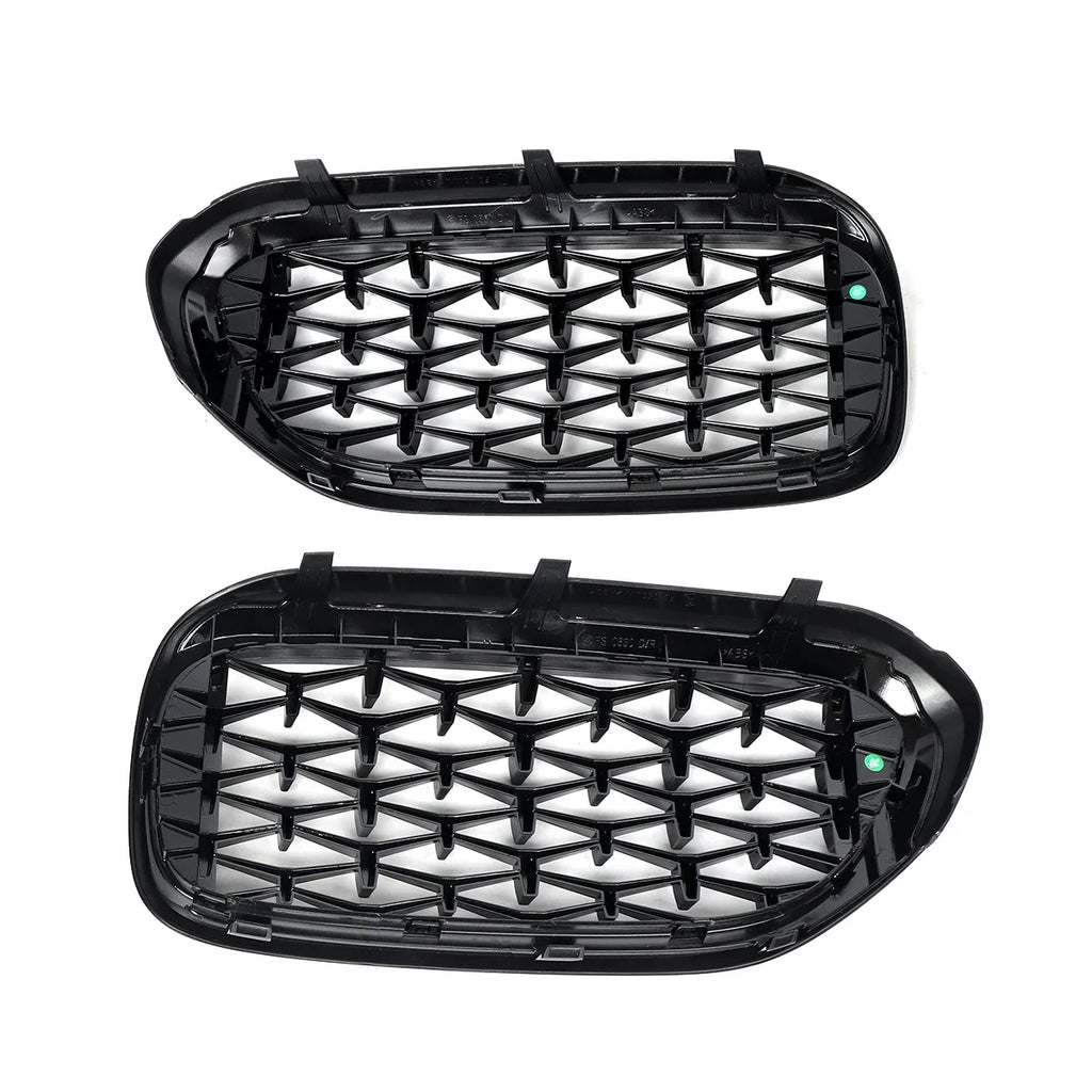 Diamond Style Racing Centre Grille for BMW 5 Series G30 G31 520i 530e 540i 2017 2018 2019 Front Bumper Kidney Grills