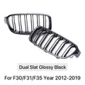Front Refiting Racing Grille Carbon Fiber M Color Grill Kidney For BMW 3 Series F30 F31 F35 2012-2019 320i 328i 330i Accessories