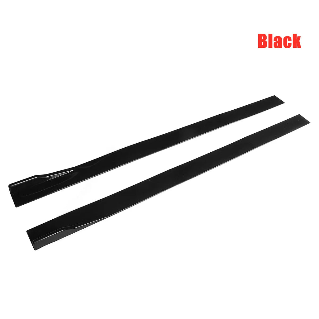Black 2m Side Skirts Rocker Splitters Diffuser Winglet Wings For BMW F30 F80 M3 F82 M4 3-Series 320i 325i 330i