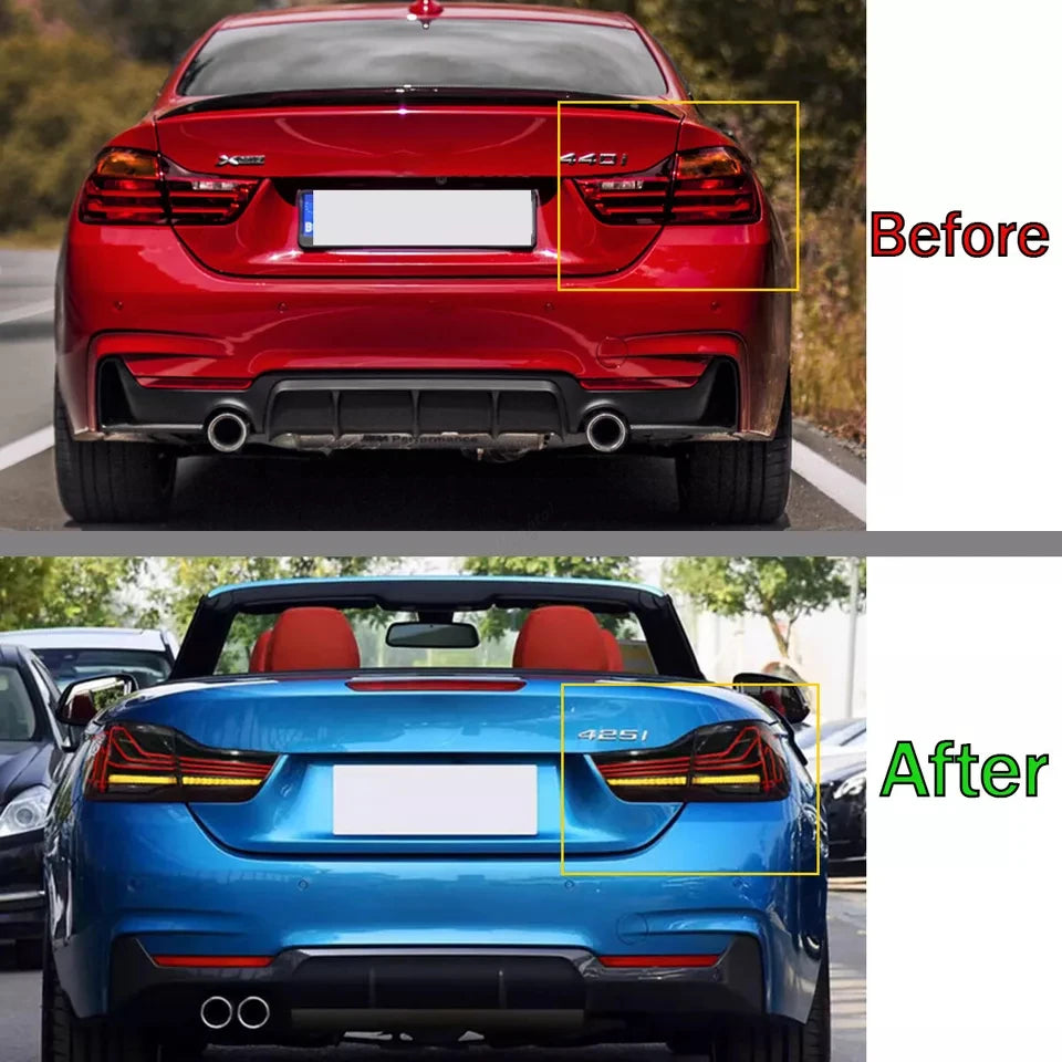 LED Tail light assembly For BMW 4-Series M4 F32 F82 F36 2014-2020 reversing lights, parking lights, turn signals, brake lights