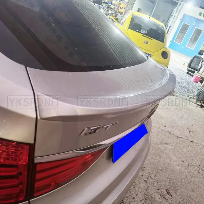 For BMW 5 Series GT F07 Spoiler 2010-2016 Spoiler AC Style Sport Body Kit Accessories Carbon Fiber Look and Gloosy Black