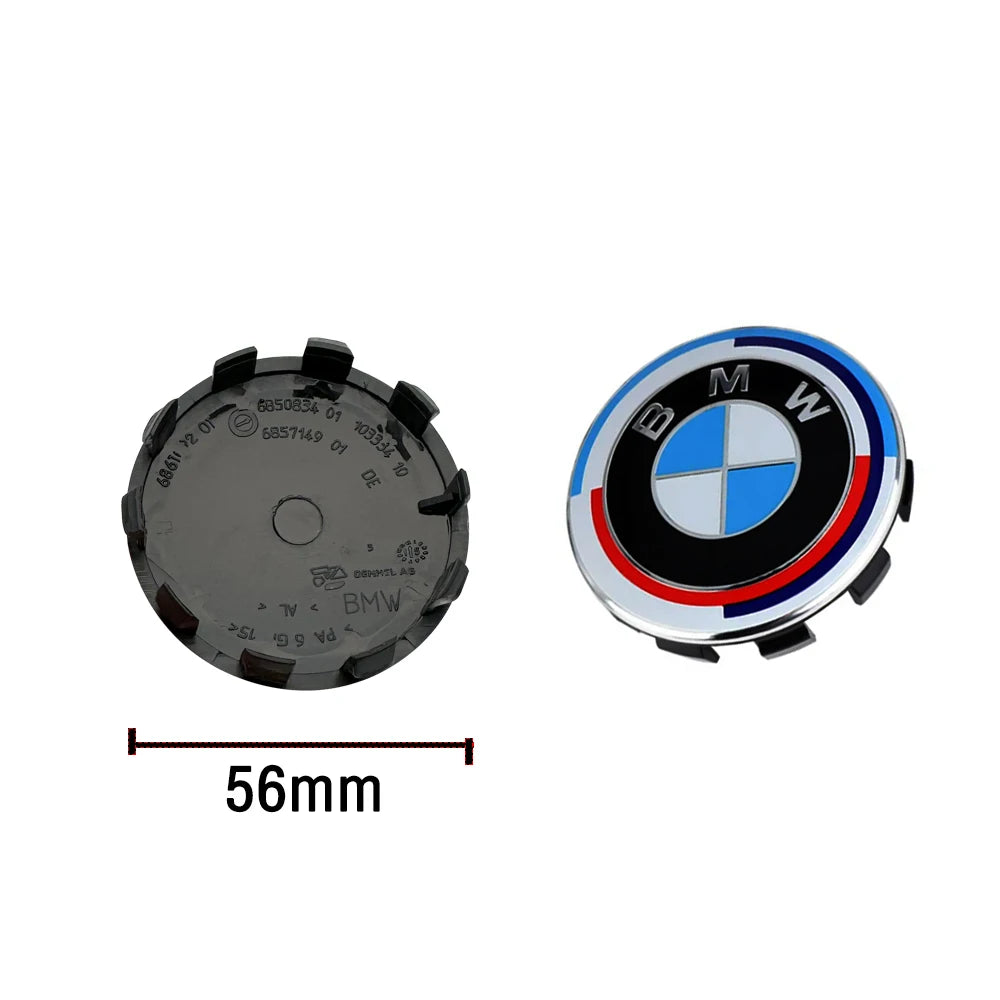4PCS 68MM 56MM Car Wheel Center Hub Cap For BMW mini E87 M Performance E36 E46 E60 E90 E91 E92 E93 F30 F20 M3 Car Accessories