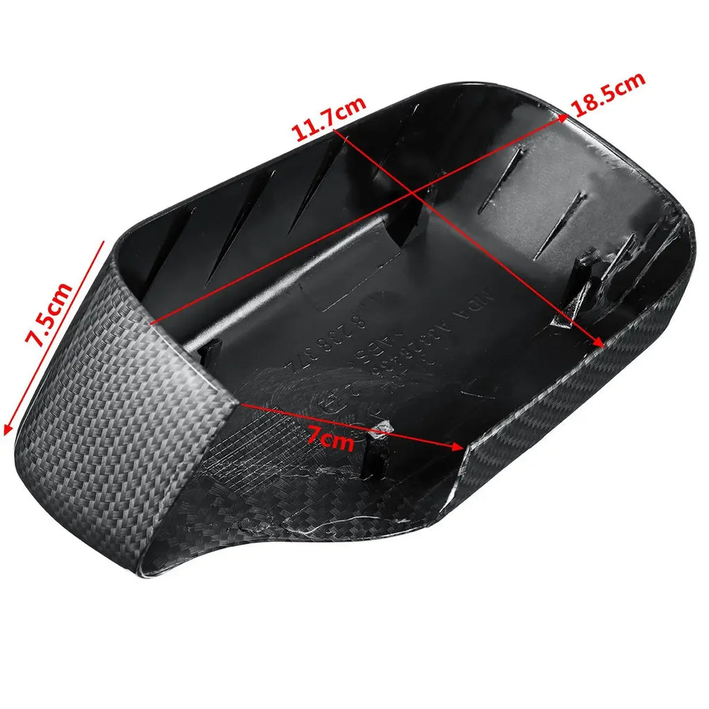 Replacement Carbon Look/Glossy Black Car Side Wing Cap Mirror Cover For BMW E46 E39 3 Series 1998-2005 Rearview Mirror Case