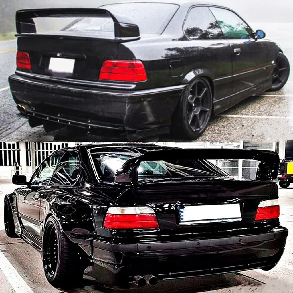 Gloss Black Rear Trunk Spoiler Wing For 1992-1998 BMW 3 Series E36 M3 LTW GT Style Rear Tail Wing Trunk Lip Spoiler