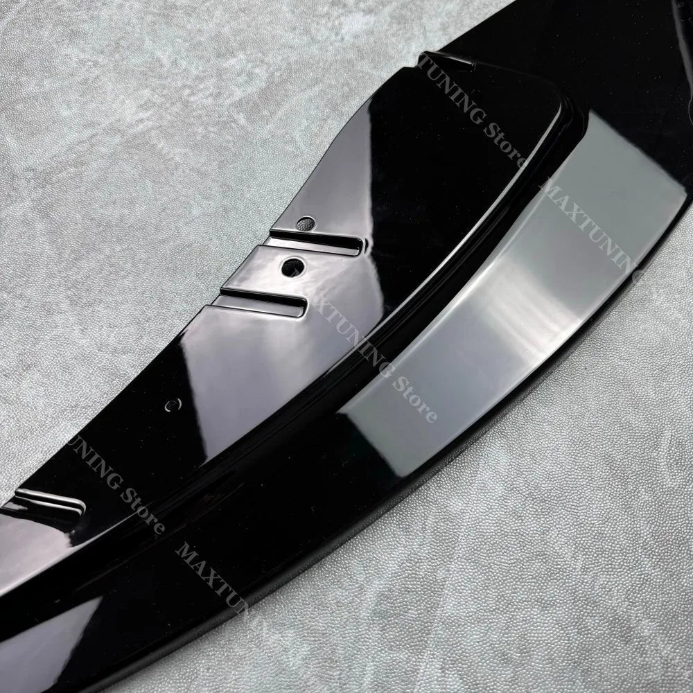 For BMW 1 Series E81 E82 E87 E88 LCI Standard Model 2004-2011 Car Front Bumper Lip Spoiler Spiltter Diffuser Body Kit ABS Gloss
