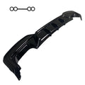 Gloss Black Car Rear  Bumper Diffuser Splitter For BMW 6 Series F06 F12 F13 640i 650i M Sport M6 2011-2018 Tuning Rear Valance