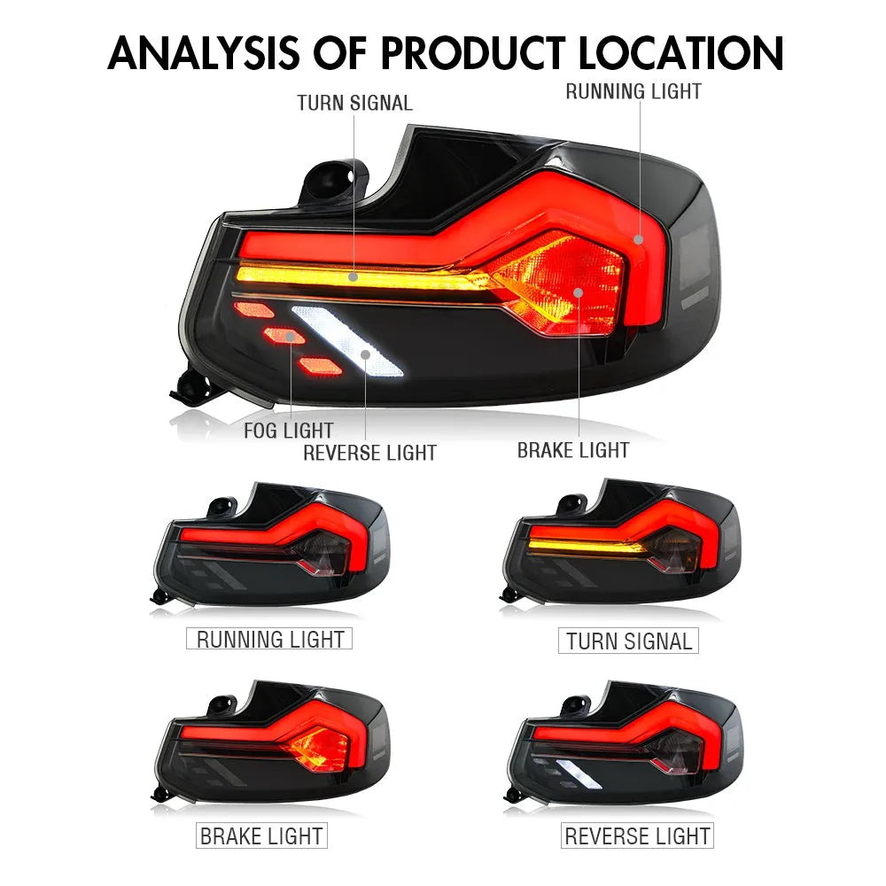 LED Tail Lights For BMW 2-Series F22 F23 M2 2-door 2014-2020 DRL Turn Signal Light Rear Lamp Animation Car Headlight Accessories