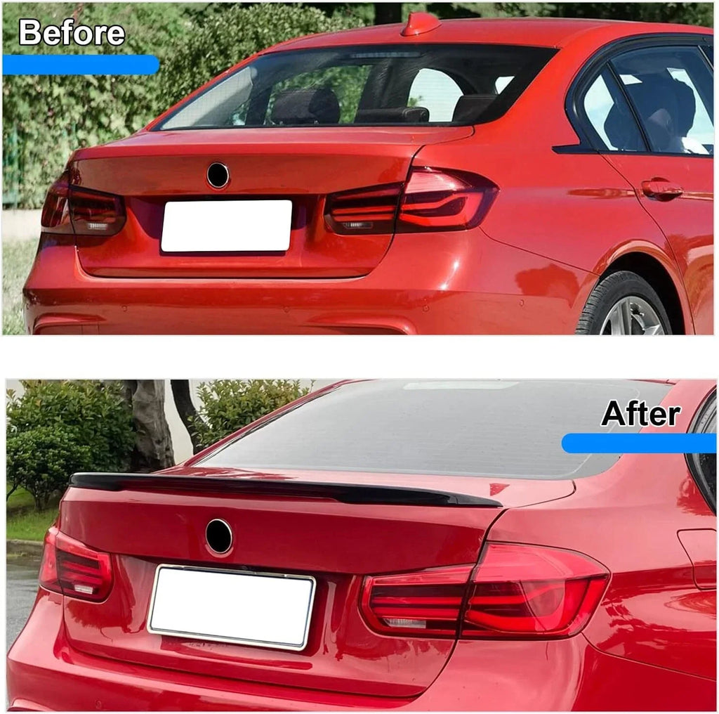 For BMW 3 Series F30 F80 Car Tail Spoiler 320i 340i 316d 330d M Performance 2012-2018 Gloss Black Rear Spoiler Boot Roof Wing