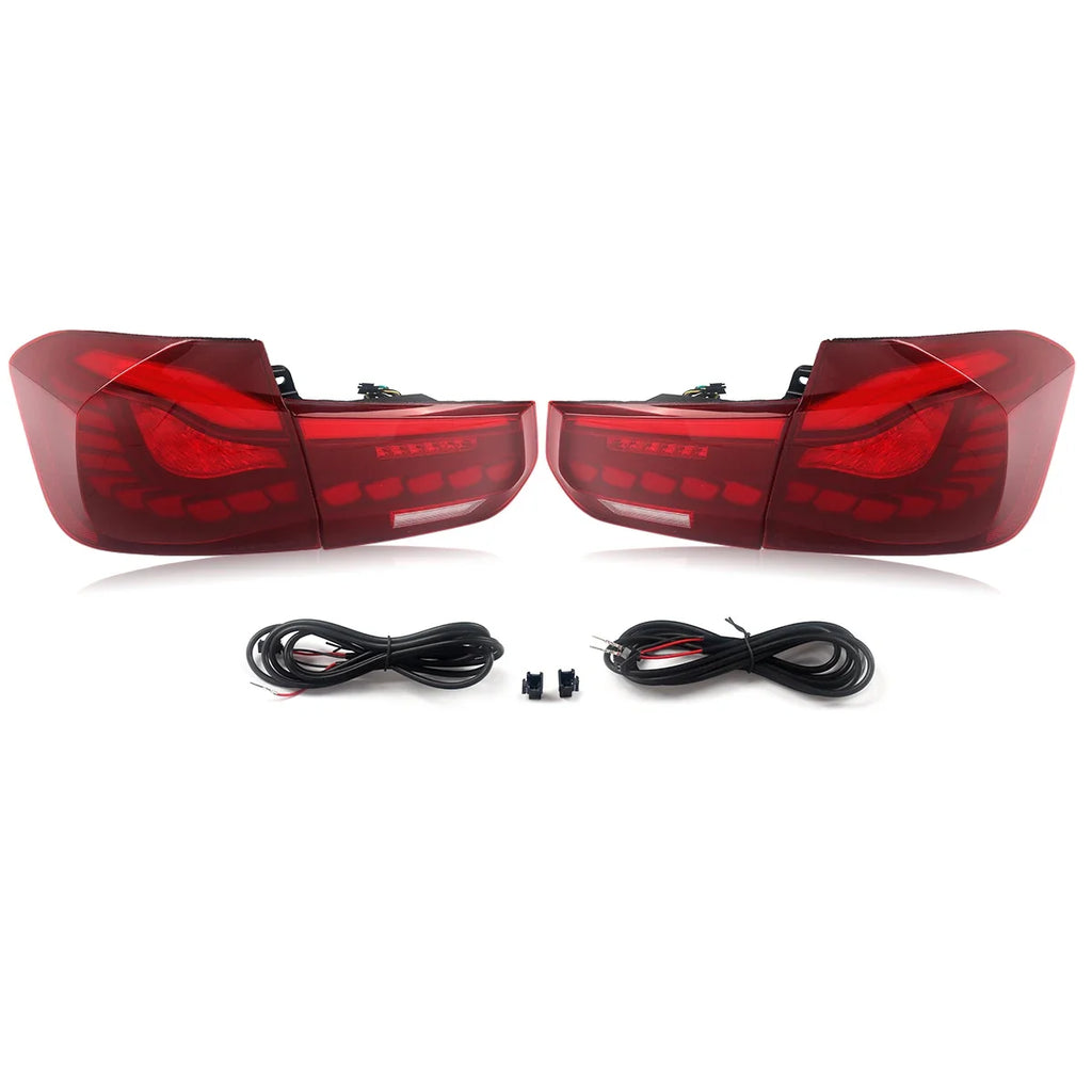 LED Tail Lights for BMW 3 Series F30 F35 F80 2012-2018 Red OLED GTS Style Rear Lamp Rear Lamps DRL Signal Automotive