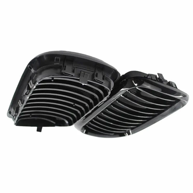Car front bumper and racing grille, suitable for BMW E36 LCI 1996-1999 M3 glossy black dual plane front grille