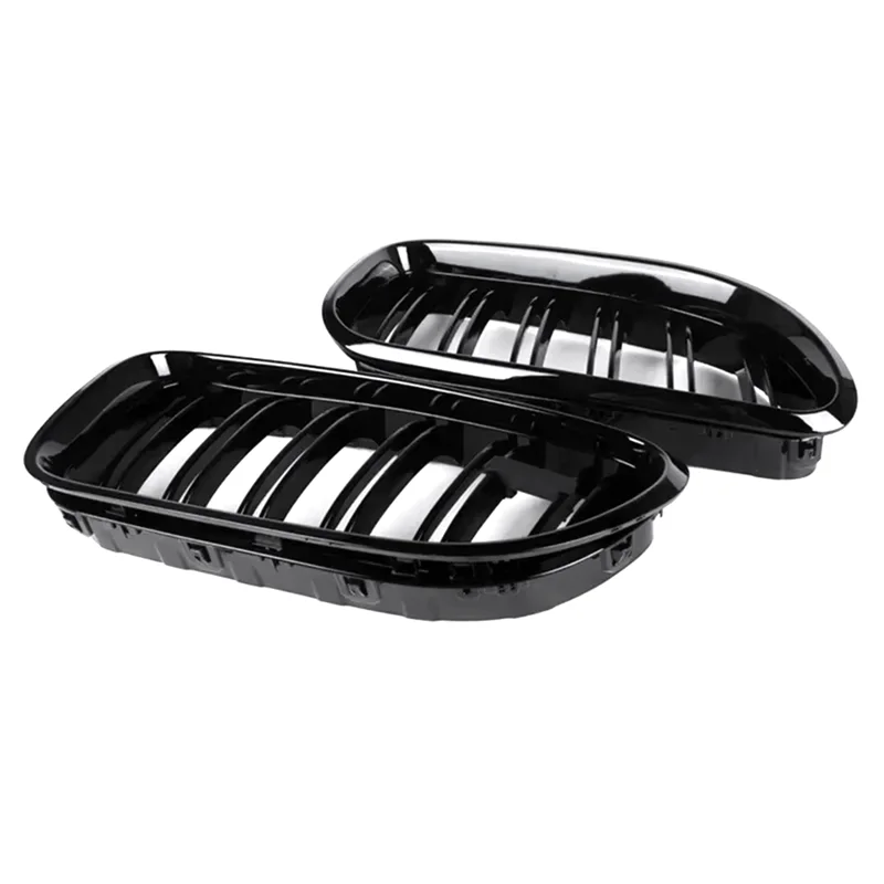 For BMW 6 Series F06 F12 F13 M6 2012-2017 Car Double Slot Front Kidney Grill Accessories Fitment Code 51137211921 51137211922