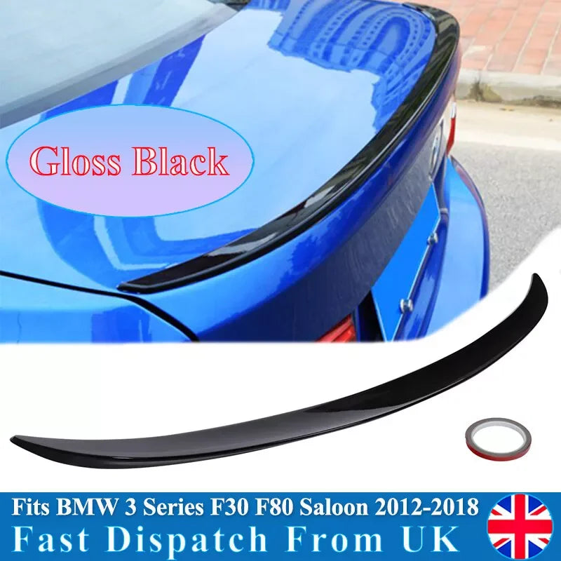 For BMW 3 Series F30 F80 Car Tail Spoiler 320i 340i 316d 330d M Performance 2012-2018 Gloss Black Rear Spoiler Boot Roof Wing