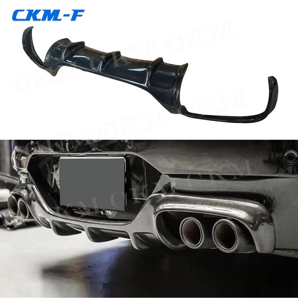 Carbon Fiber Rear Bumper Lip Bodykits Diffuser Car Accessories for BMW 6 Series E63 E64 M6 2006 2007 2008 2009 2010