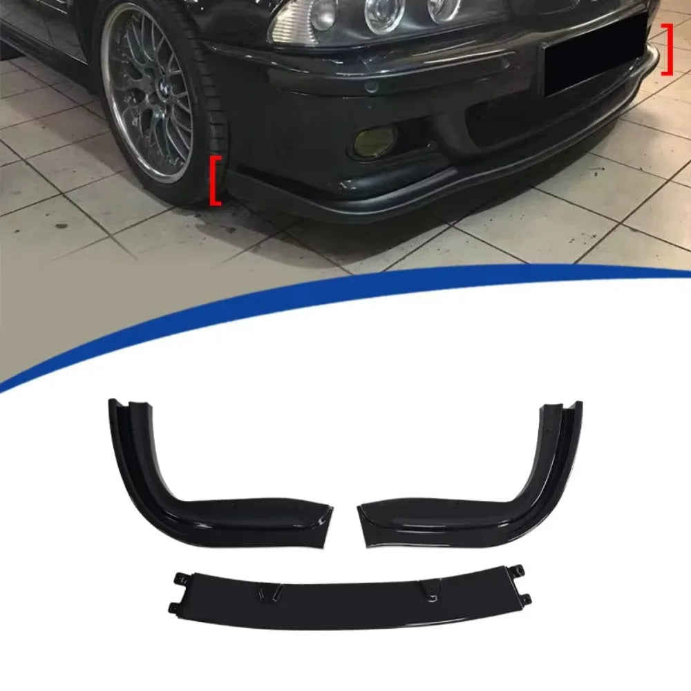 For BMW E39 M5 1997-2004 Year Splitter Front Bumper Lips Spoiler Body Kit Accessories