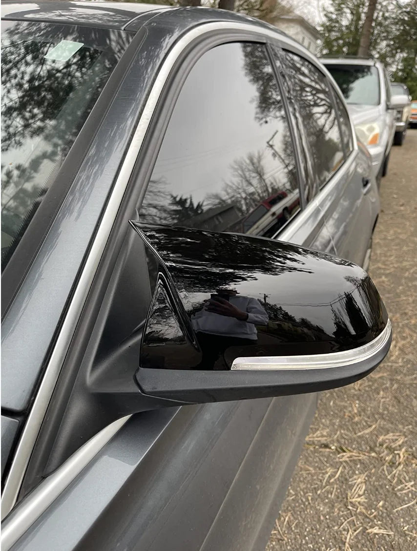 For BMW 1 2 3 4 X Series Rear View Side Mirror Cover F20 F21 F22 F23 F30 F32 F36 X1 E84 F87 M2 Carbon fiber pattern Accessories