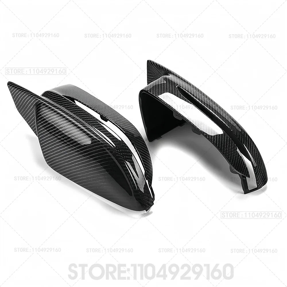 G30 G38 Bright Black Side Wing Rearview Mirror cover caps For BMW 2 3 4 5 7 Series G20 G21 G28 G22 G11 G12 G42 M4 style LHD RHD