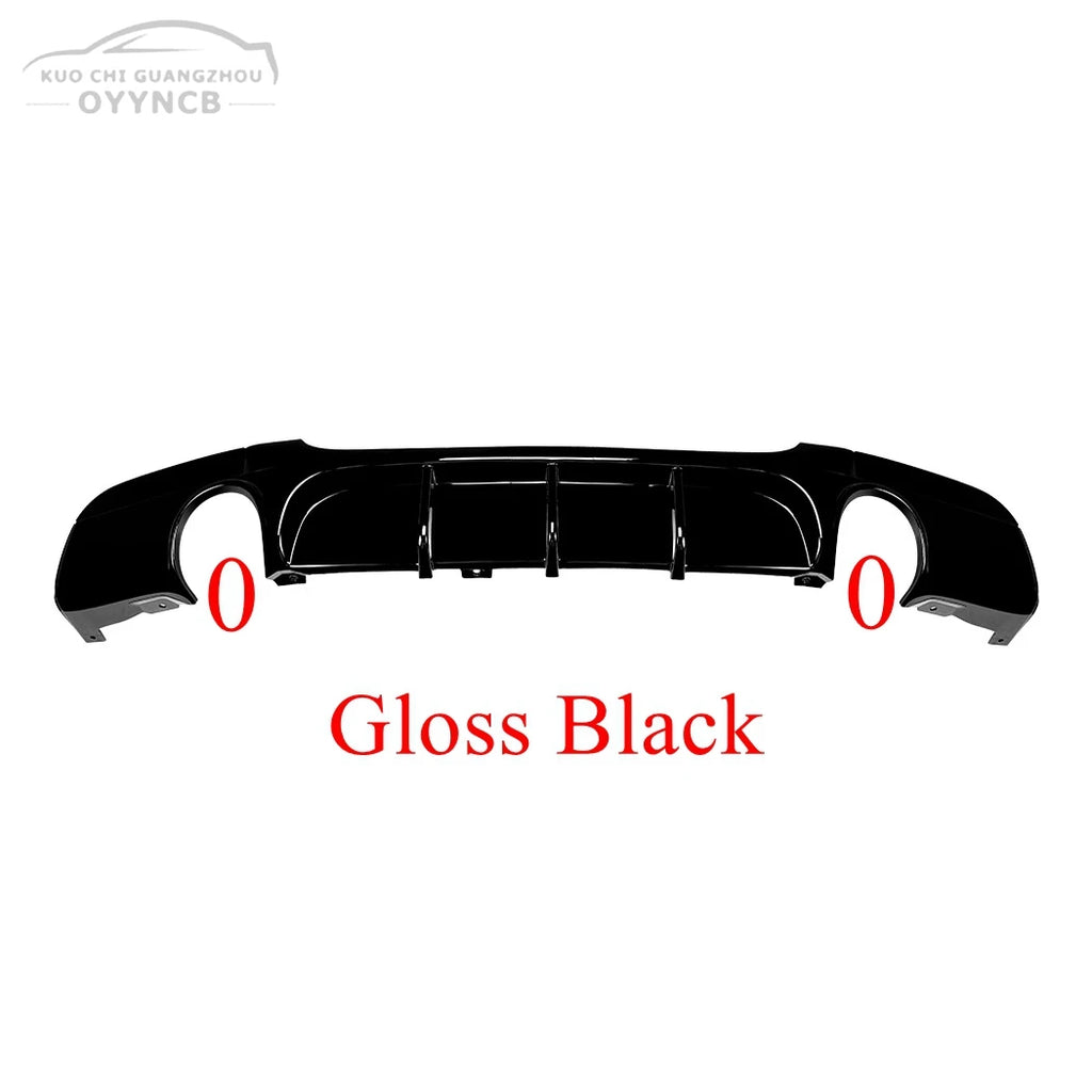 MP Style Rear Bumper Diffuser For BMW 3 Series E90 E91 320i 320d 325d 330d 335i 2005-2012 4-Door M-Sport Bodykits Tuning Black