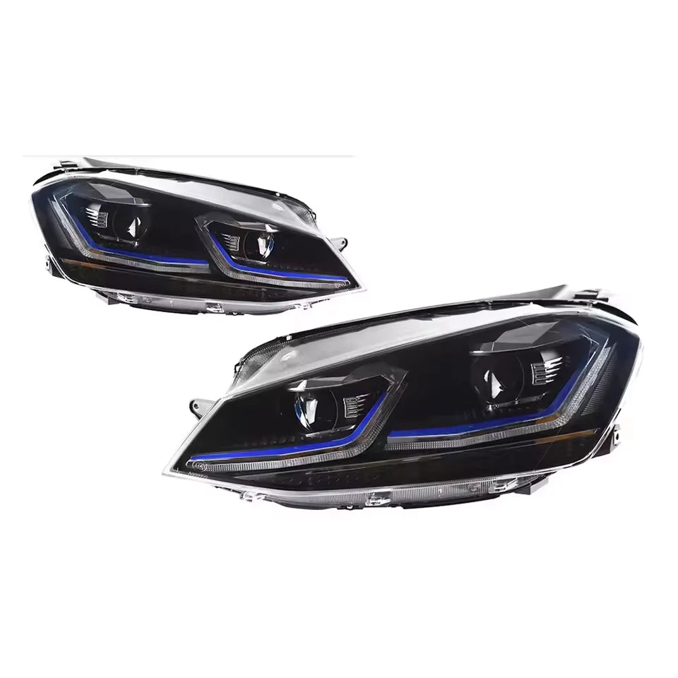 TYPY LED Headlights with DRL and Dynamic Turn Signal, Auto Accessories for VW Golf 7 2013-2017