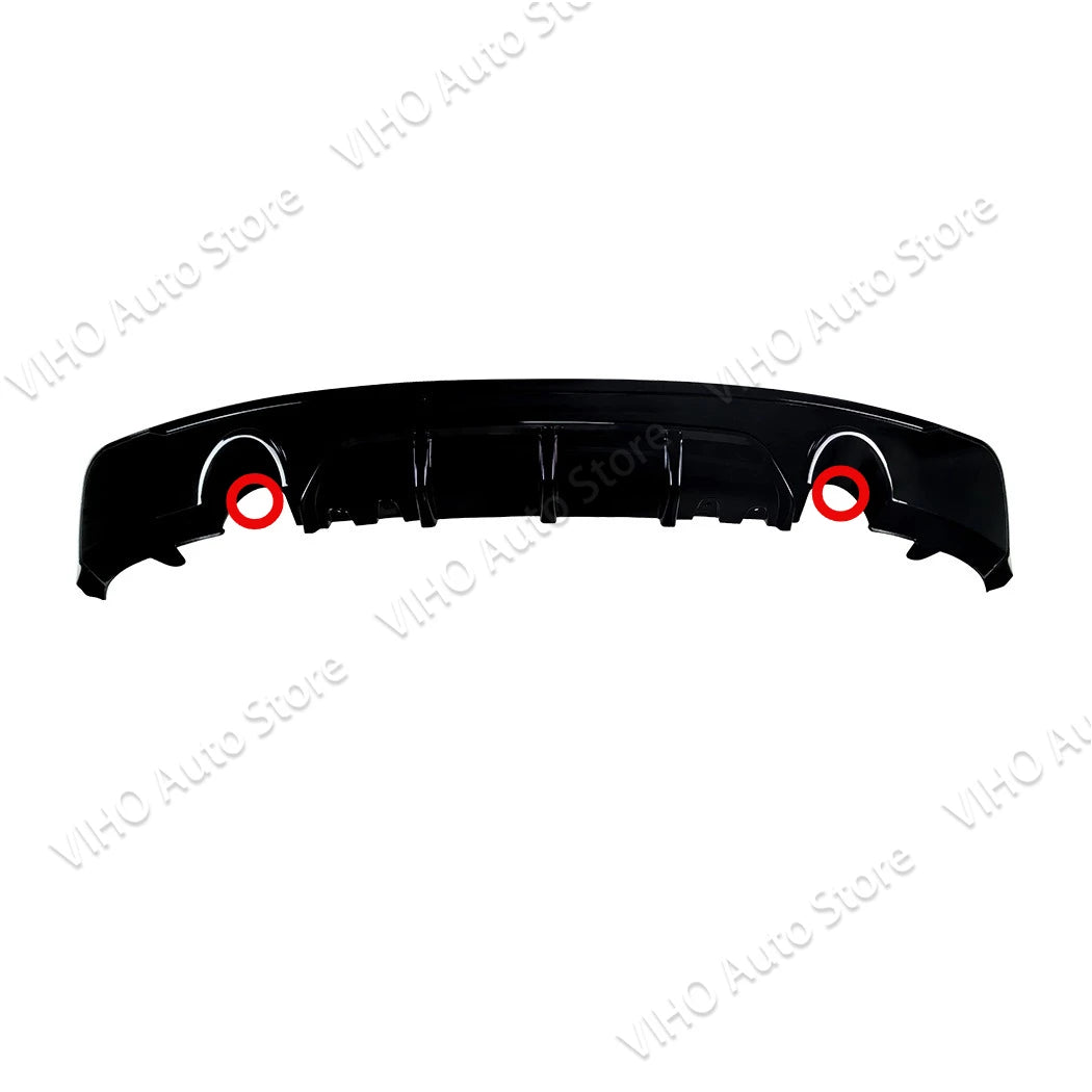 F22 F23 M sport Car Rear Bumper Dual Lip Splitters Spoiler Kits Lower Diffuser Lip For BMW 220i 228i 230i 235i 2 Doors 2014-2020