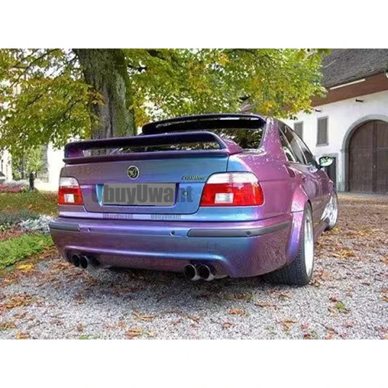 1997-2003 For BMW 5 Series E39 Rear Trunk Lid Boot Car Spoiler Wings M5 GT Style Black Carbon Exterior Tuning Accessories