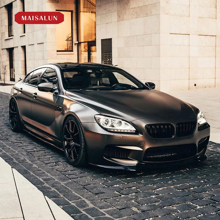 Wholesale PP Material Body Kit Car Accessories for BMW 6 Series F06 F12 F13 M6 Front Bumper Rear Bumper Side Skirts Bodykit