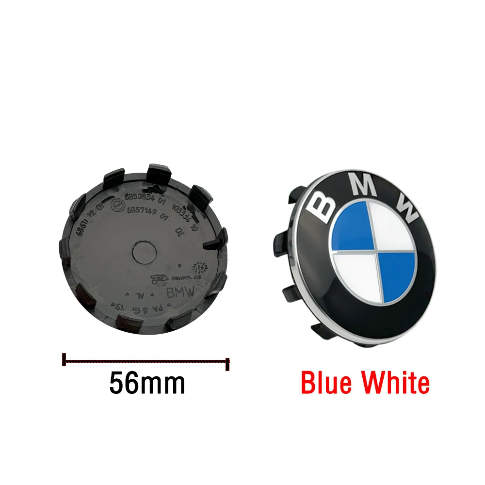 4PCS 68MM 56MM Car Wheel Center Hub Cap For BMW mini E87 M Performance E36 E46 E60 E90 E91 E92 E93 F30 F20 M3 Car Accessories