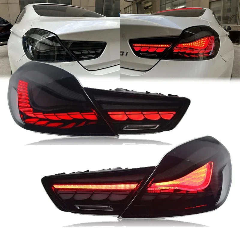 Pair Car LED Rear Tail Lights For BMW F06 2010-2017 640i 6-Series F12 F13 Modified LED Brake Reverse Auto Accessories