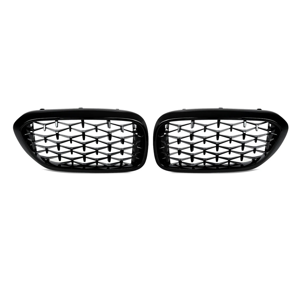 Diamond Style Racing Centre Grille for BMW 5 Series G30 G31 520i 530e 540i 2017 2018 2019 Front Bumper Kidney Grills