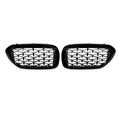 Diamond Style Racing Centre Grille for BMW 5 Series G30 G31 520i 530e 540i 2017 2018 2019 Front Bumper Kidney Grills