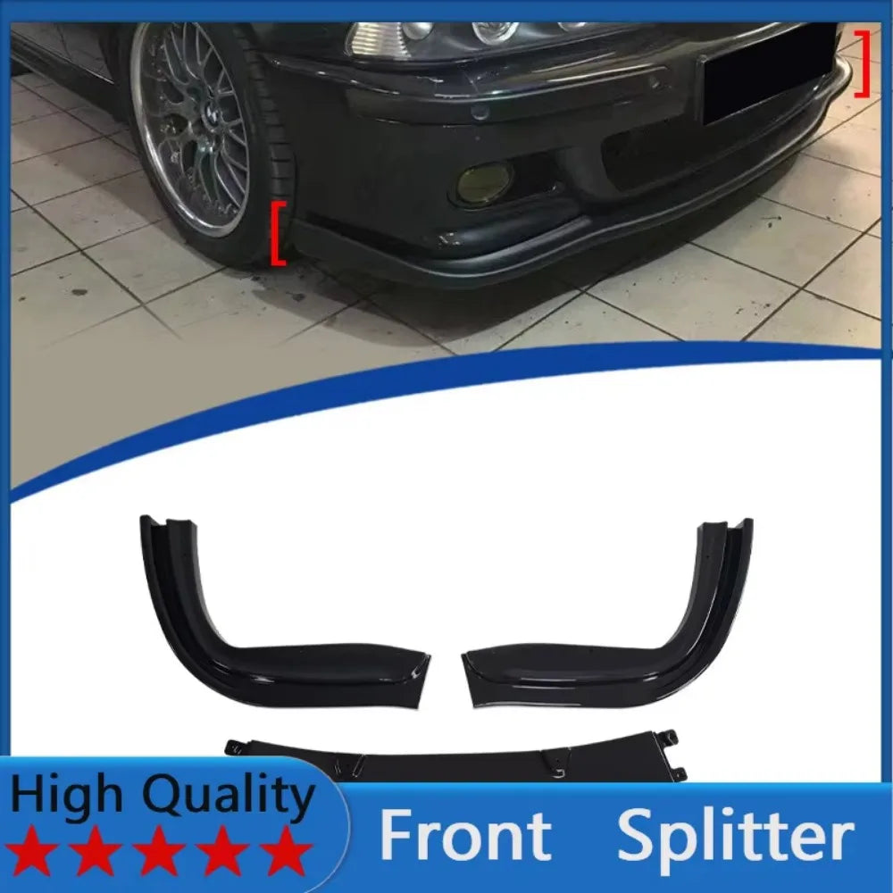 For BMW E39 M5 1997-2004 Year Splitter Front Bumper Lips Spoiler Body Kit Accessories