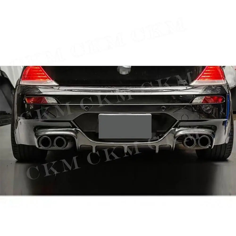 Carbon Fiber Rear Bumper Lip Bodykits Diffuser Car Accessories for BMW 6 Series E63 E64 M6 2006 2007 2008 2009 2010