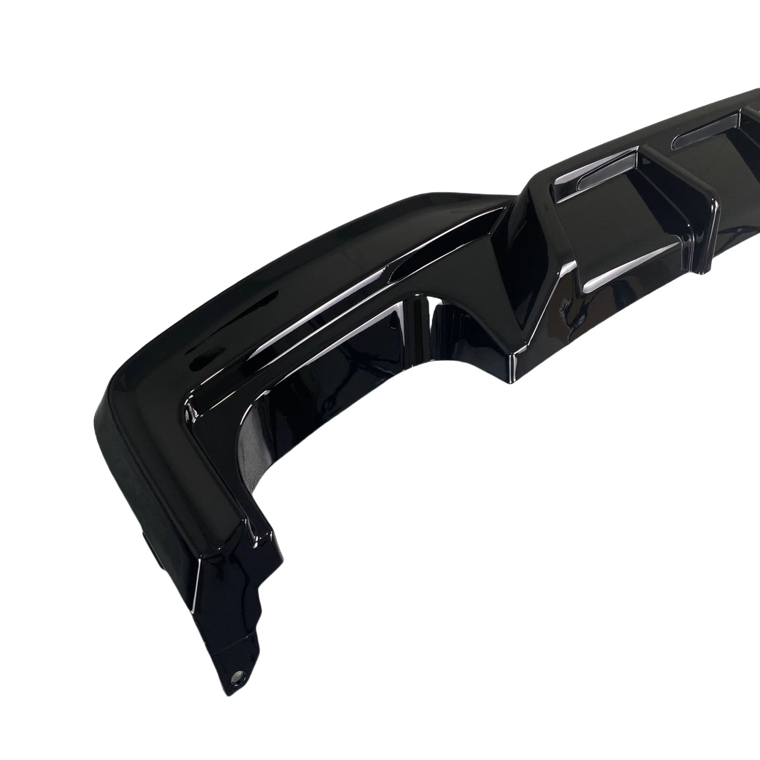 Gloss Black Car Rear  Bumper Diffuser Splitter For BMW 6 Series F06 F12 F13 640i 650i M Sport M6 2011-2018 Tuning Rear Valance