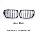 Kidney Grill Grille For BMW 5 Series Gran Turismo GT F07 2009-2017 M Color Chrome Carbon Fiber Pattern Racing Style 535i GT