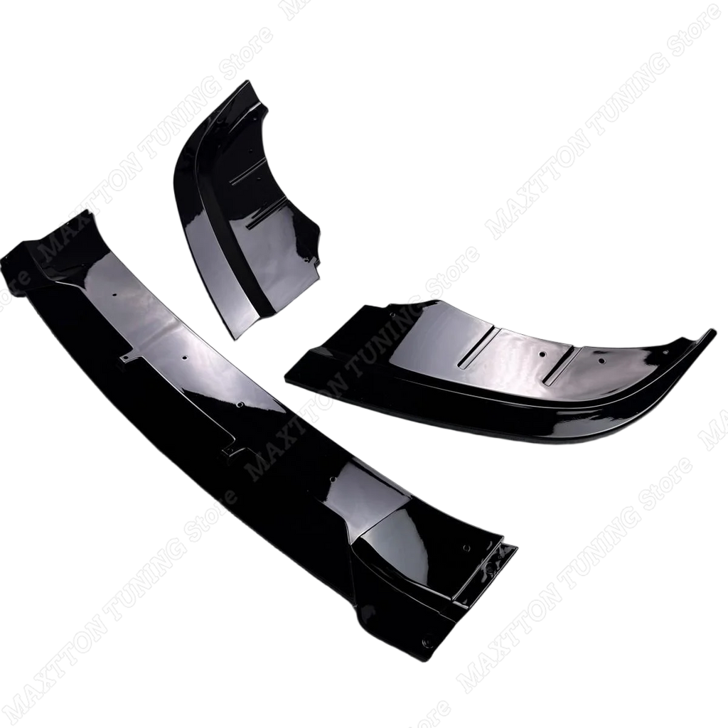 Gloss Black Car Front Bumper Spoiler Lip Splitter Deflector Exterior Diffuser Parts For BMW 5 Series GT F07 Standard 2009-2017