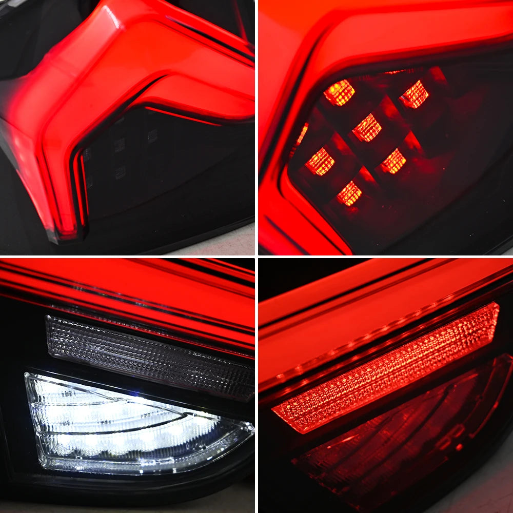 Pair LED Tail Light Assembly For BMW 3 Series E90 2009 2010 2011 2012 Rear Fog Running Light Taillight