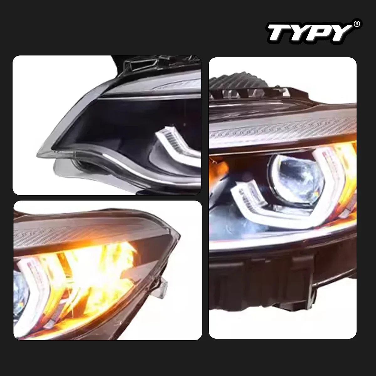 Car Lights For BMW 2 Series F22 Headlight 2014-2019 LED Car Lamps Daytime Running Lights Dynamic Turn Signals Car Accessories