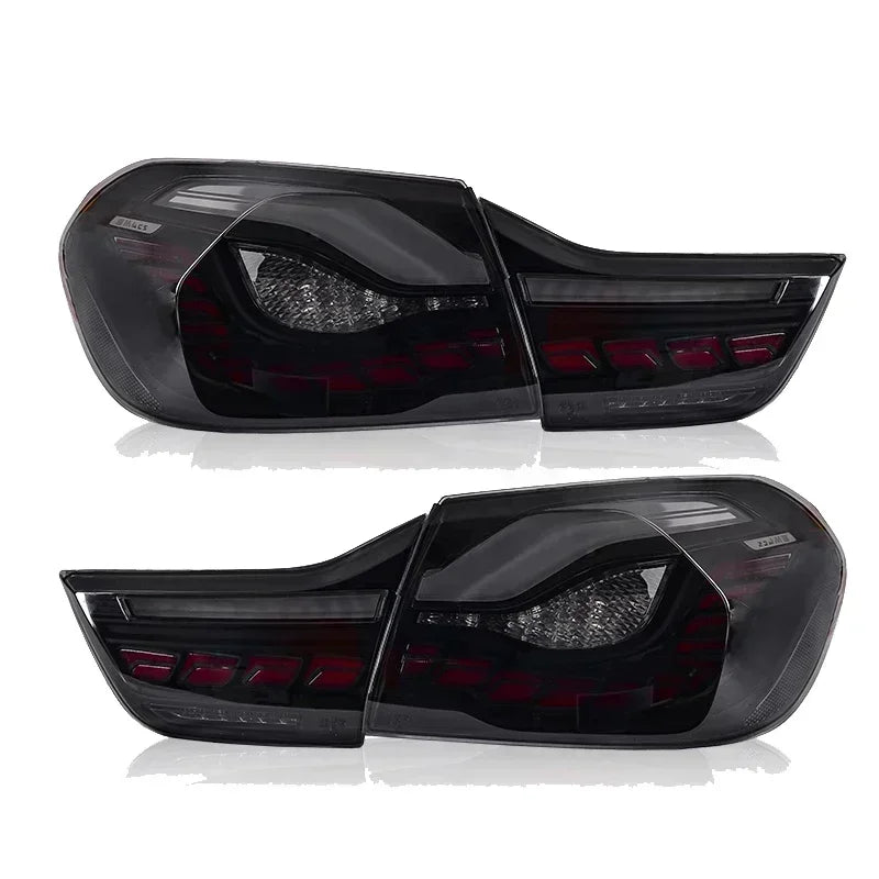 4PCS LED GTS Style Tail Lights for BMW F32 F36 F82 F83 M4 2014-2020 Rear Lamp with Dynamic Sequential Turn Signal Start-up Anim