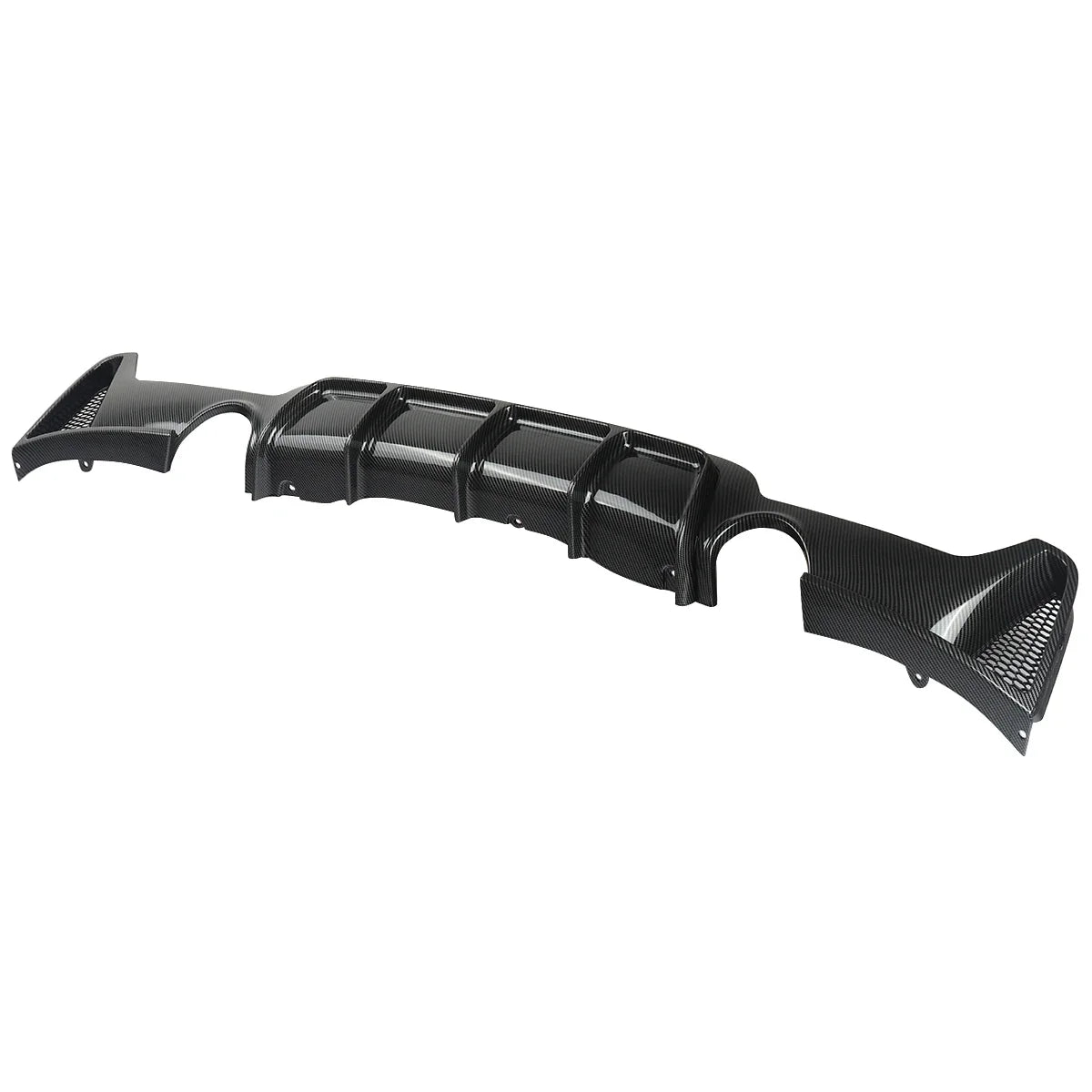 MagicKit Rear Bumper Diffuser For 14-20 BMW F32 F33 F36 4-Series 435i M Sport Carbon Look