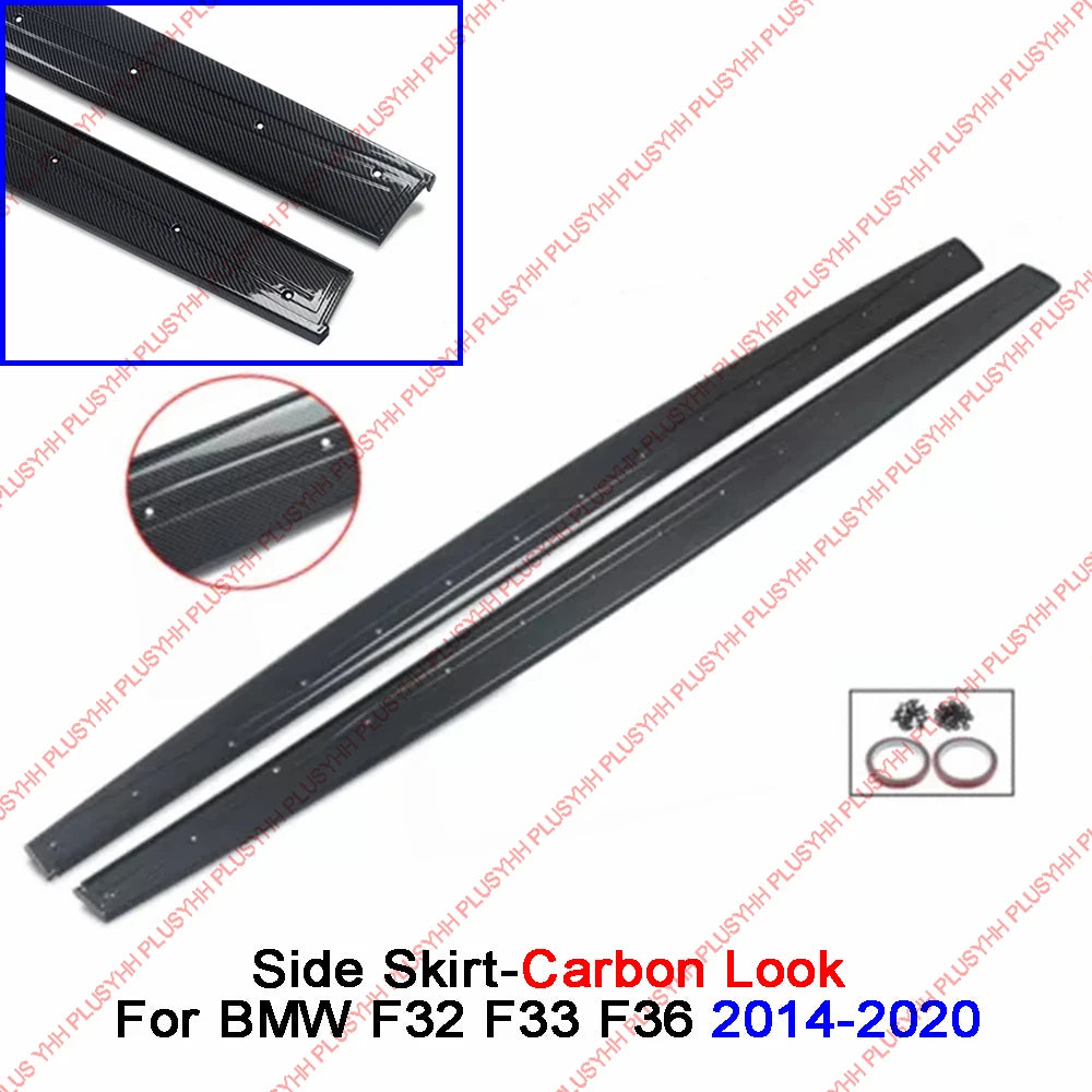 Side Skirts Extension Splitter For BMW 4 Series F32 F33 F36 2014-2020 Accessories Auto Modification Exterior Parts Car Body Kit