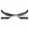 For 2011-2014  BMW 1 Series M135i F20 F21 M Sport Maxton Style Gloss Black Carbon Look Car Front Bumper Splitter Lip