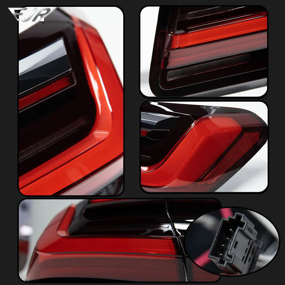 Through Taillight For BMW 7 Series F01 F02 2009-2015 Upgrade G12 LED Dynamic DRL Sequential Turn Signal Rear Trunk Tail lights