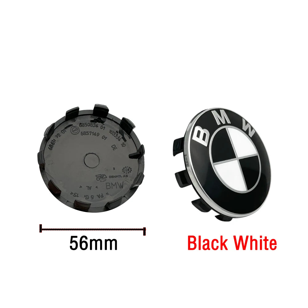 4PCS 68MM 56MM Car Wheel Center Hub Cap For BMW mini E87 M Performance E36 E46 E60 E90 E91 E92 E93 F30 F20 M3 Car Accessories