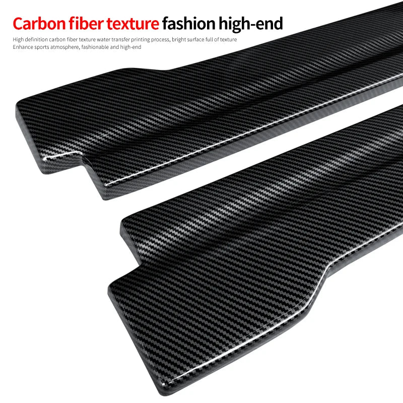 Car Accessories Side Skirt Extension Splitter Winglet Side Wing Bumper Lip ABS For BMW 3-Series G20 G28 330i 320i 325i 2019-2023