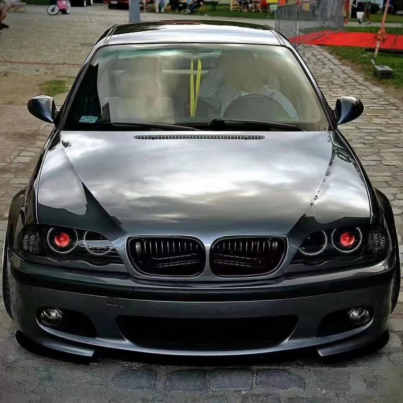 For BMW 3 Series E46 (1999-2004) MT Style Front Bumper Large Body Kit