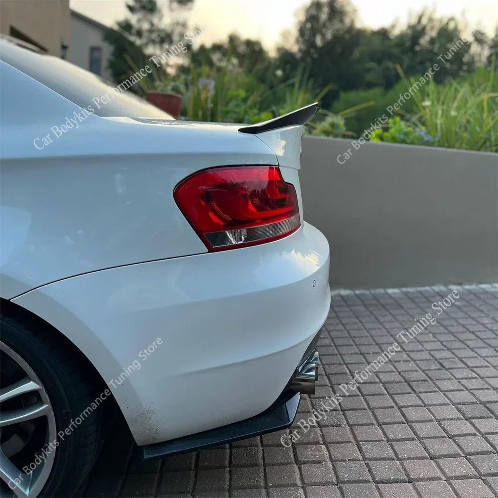 PSM Style Rear Wing For BMW E82 Rear Trunk Spoiler Lid 1 Series 135i 125i 123d 120i 120d M1 Rear Tail Wing Bodykit 2007-2014