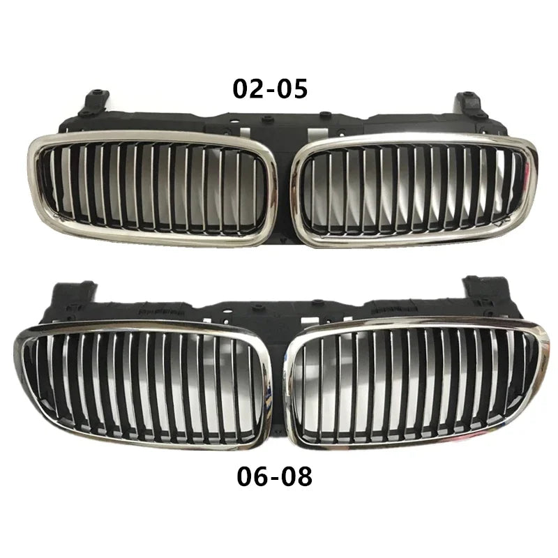 Chrome Front Hood Grille for 02-08 BMW E65 E66 7-Series Sedan 730i 730li 735i 735li 740i 740li 745i 745li 750i 750li 760i 760li