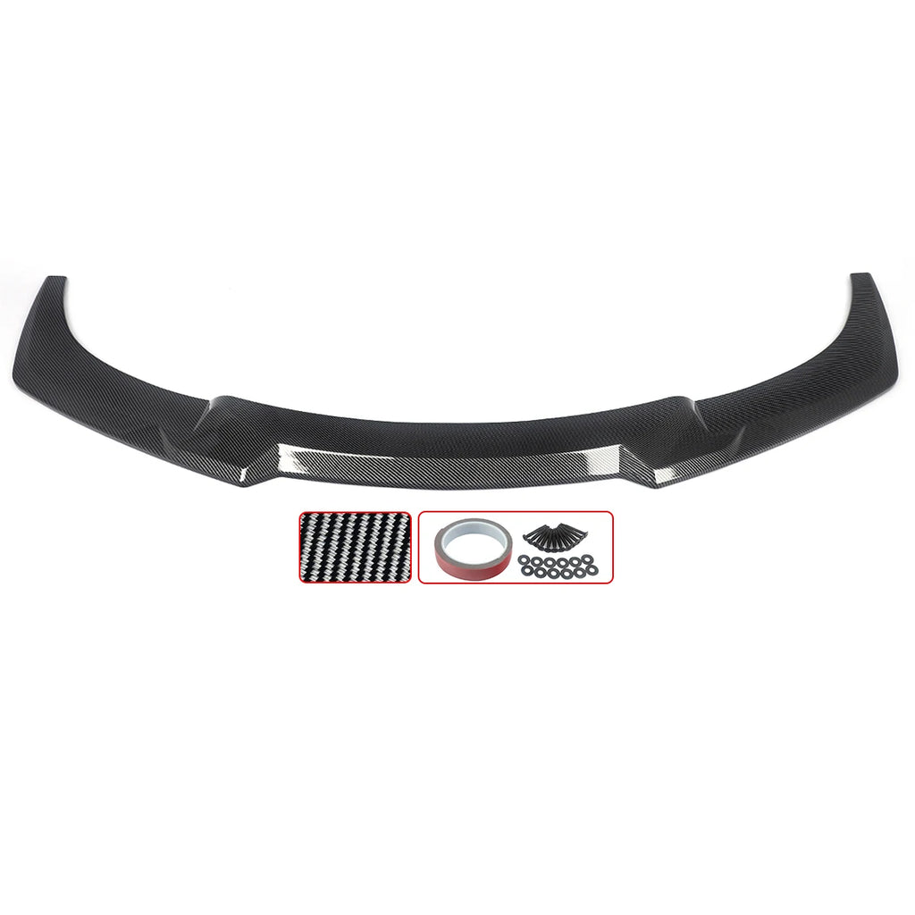 Magickit Carbon Fiber Look Front Lip Splitter Fits For 2012-2018 BMW 6 Series F06 F12 F13 M Sport Front Bumper Lip Spoiler