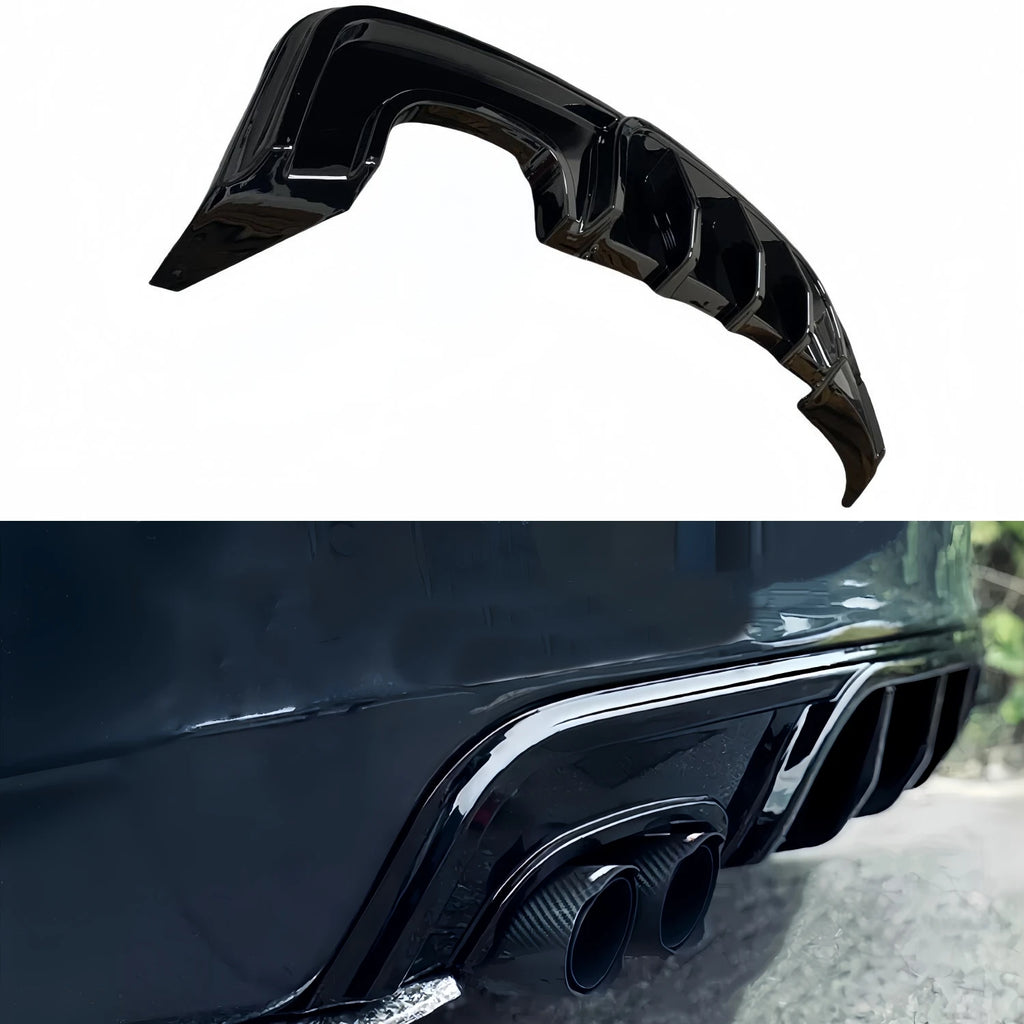 Gloss Black MP Style Car Rear Bumper Diffuser For BMW E82 Coupe E88 Convertible 120i 125i 135i M Sport 2007-2013 Tuning Bodykits