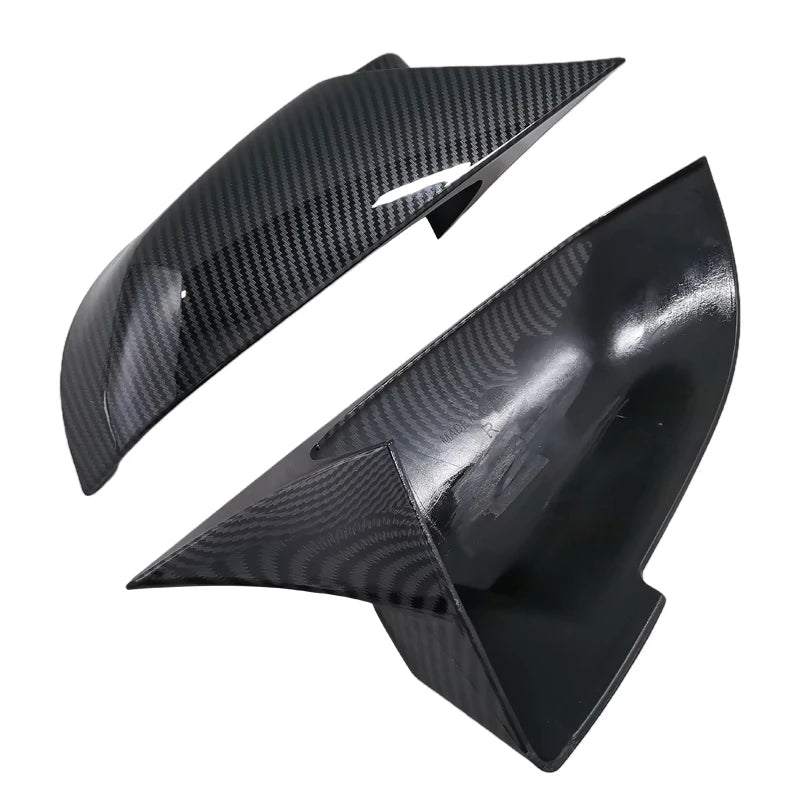 Carbon Fiber Look Black car Rearview Side Mirror cover Caps for BMW 5 6 7 Series F10 F11 F18 F07 F12 F13 F06 F01 F02 LCI