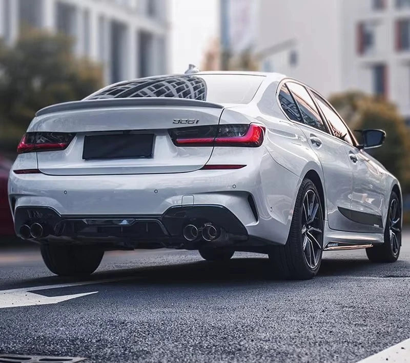 2020-21 New for BMW 3 Series G20 MP Style Carbon Fiber Body Kit Front Lip Side Skirts Diffuser Carbon Fiber Bumpers for BMW Cars